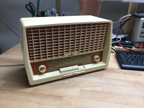 Das fertige Radio aus einer anderen Perspektive