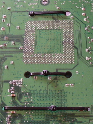 Befestigung mit Kabelbindern