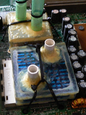 Befestigung mit Kabelbindern